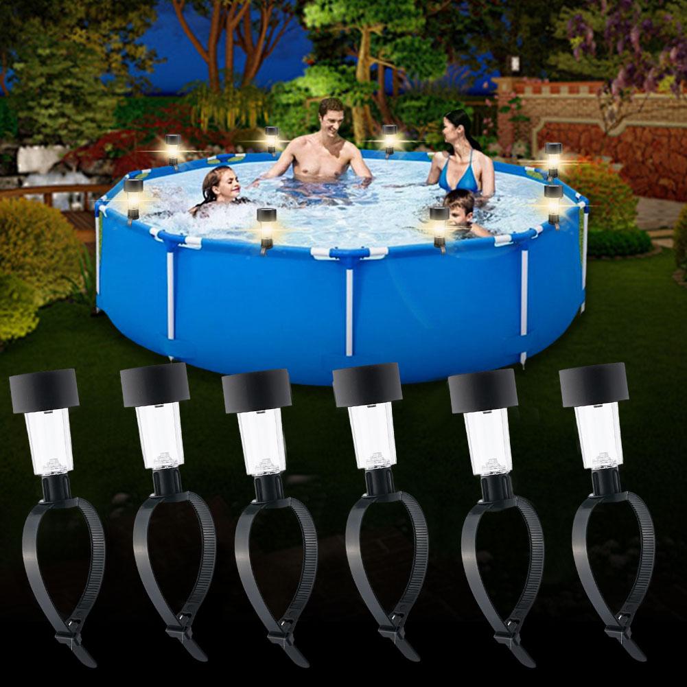 Outdoor Lighting Ground - Lampu Kolam LED Tenaga Surya Tahan