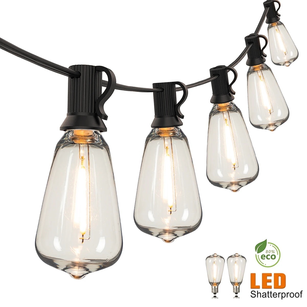 Outdoor Lighting Sconce - ST38 Lampu Tali Karangan Bunga Luar