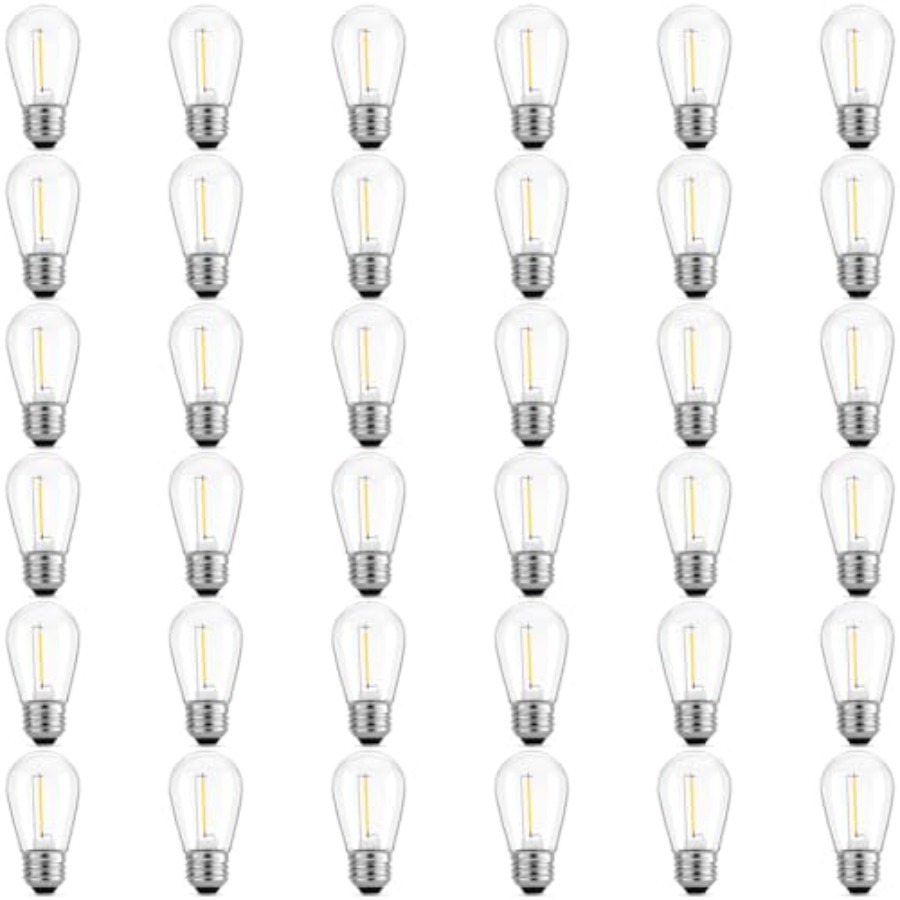 Outdoor Lighting Bulbs - 36 Paket Lampu LED S14 untuk