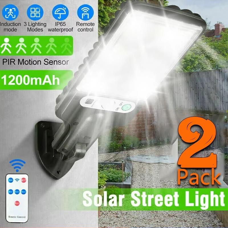 Outdoor Lighting With Sensor - Lampu Taman Tenaga Surya Luar Ruangan