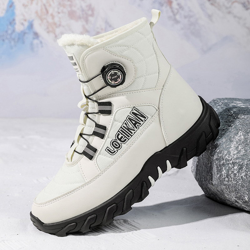 Outdoor Lighting Round - Sepatu bot kasual katun ukuran besar