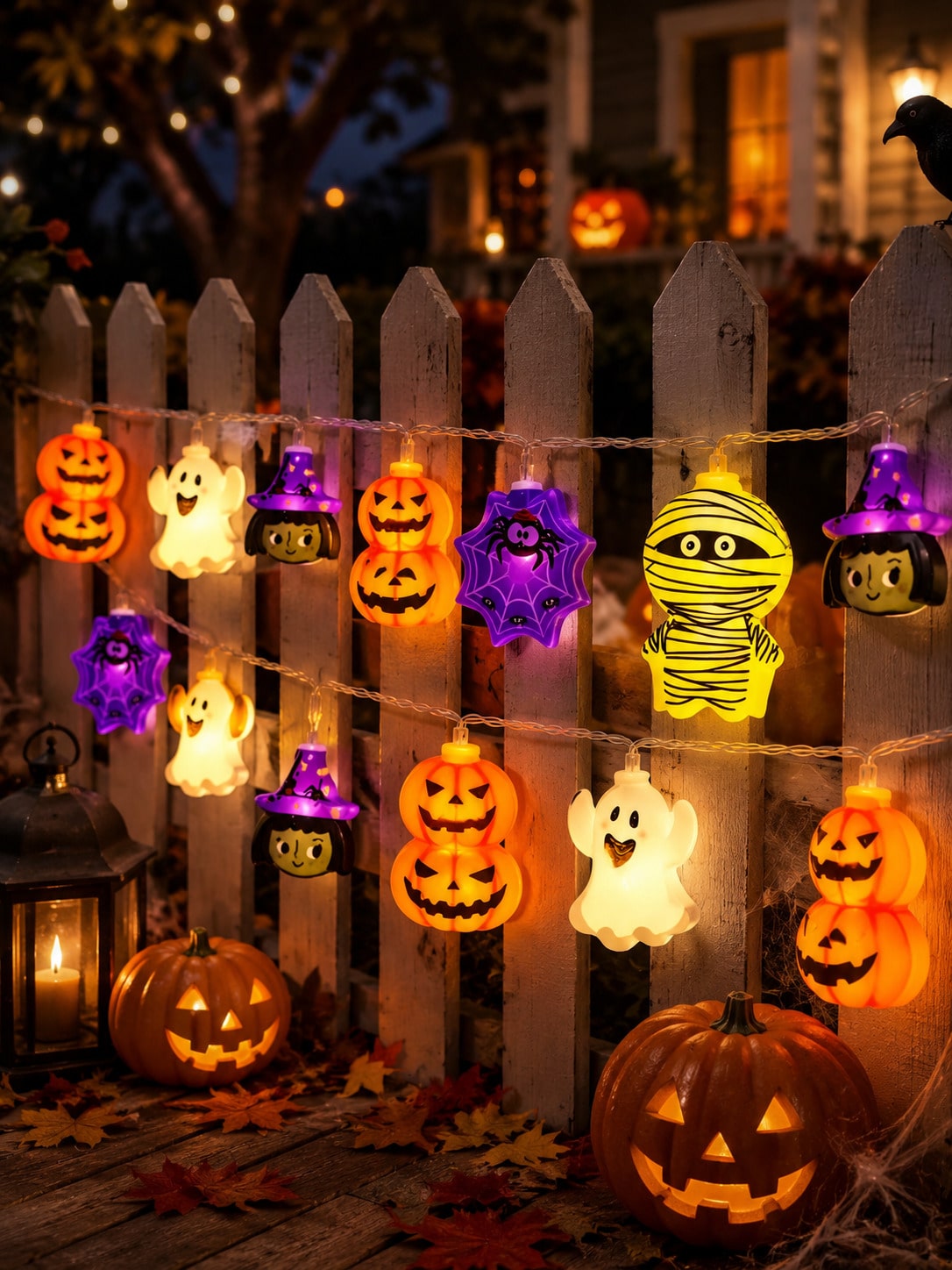 Outdoor Lighting Battery Operated - 1 buah Lampu Hias Halloween, Dekorasi