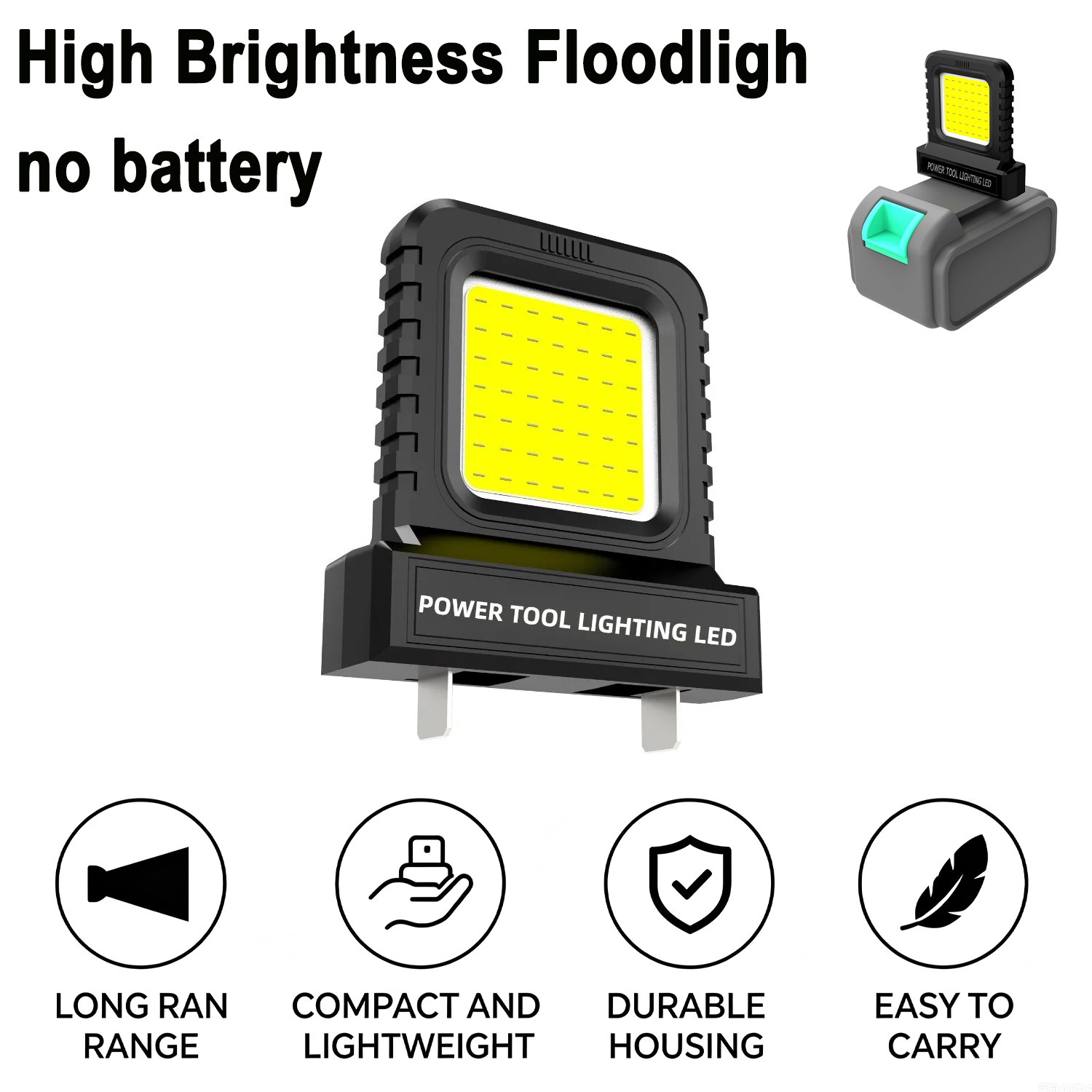 Outdoor Lighting Not Working - Lampu Sorot LED Bertenaga Baterai untuk
