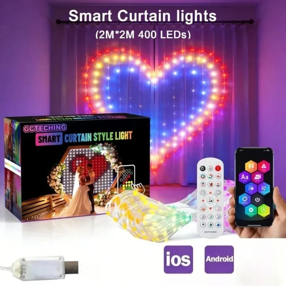 Lampu Tirai LED Pixel untuk Lu - Outdoor Lighting For Garden ulasan dan harga
