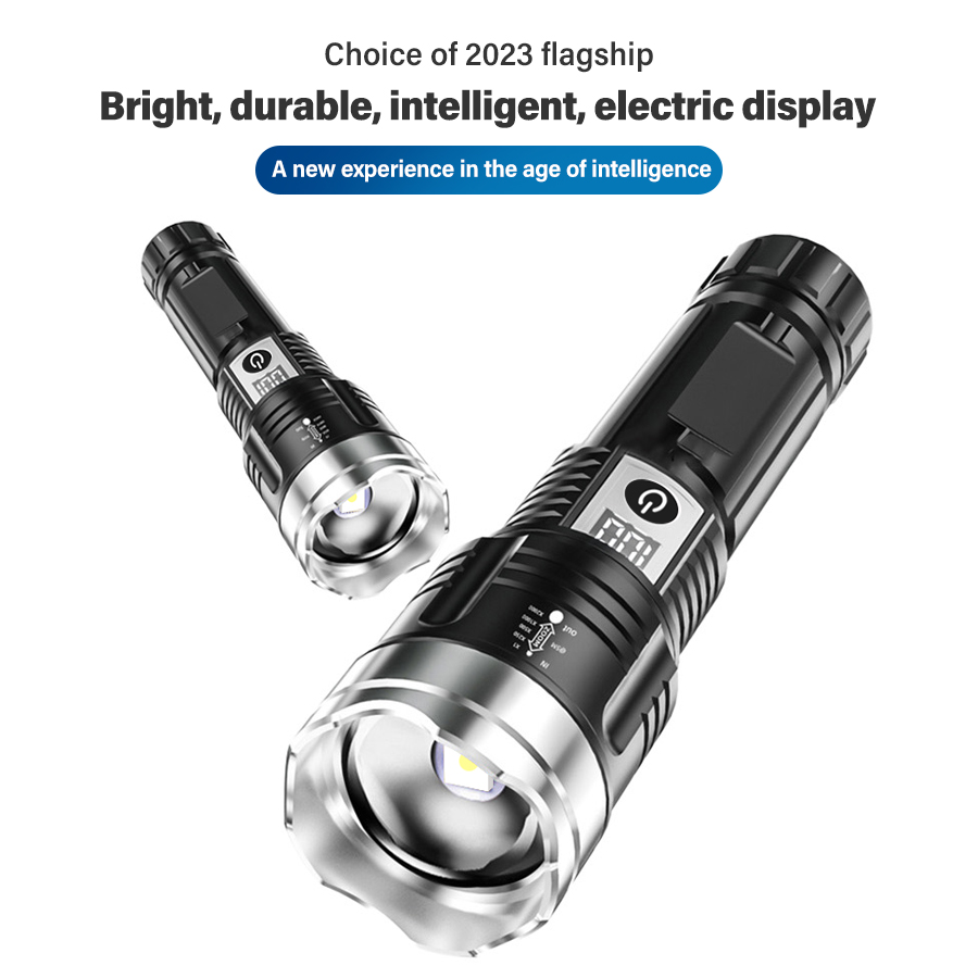Senter LED 200000LM Daya Tingg - Outdoor Lighting Battery Operated ulasan dan harga