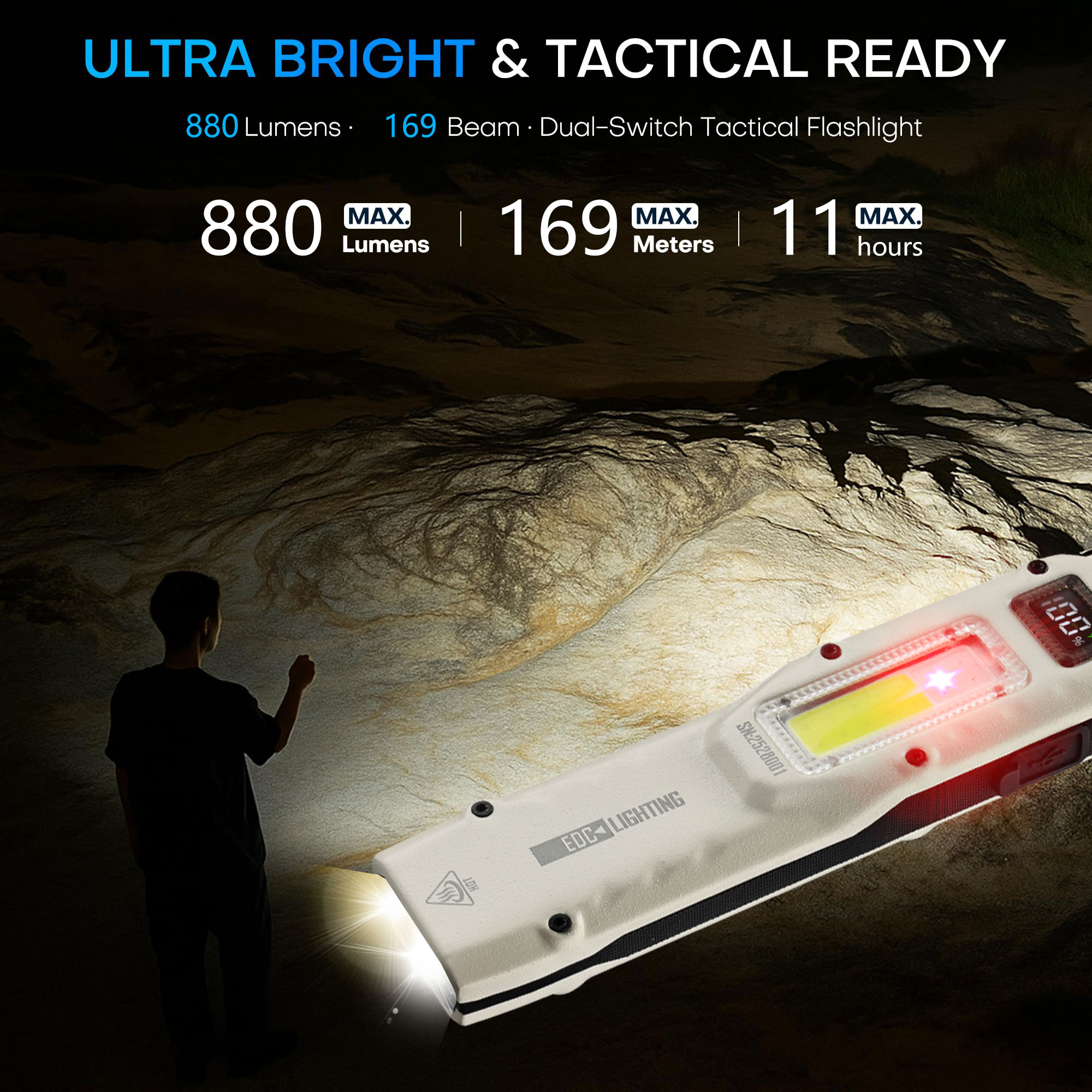 Senter Kerja Taktis Ultratipis - Outdoor Lighting Bulbs ulasan dan harga