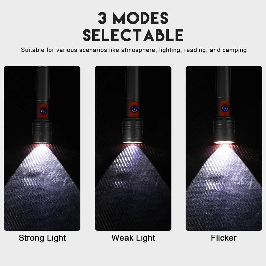 Senter LED Daya Tinggi Senter  - Outdoor Lighting Bulbs ulasan dan harga