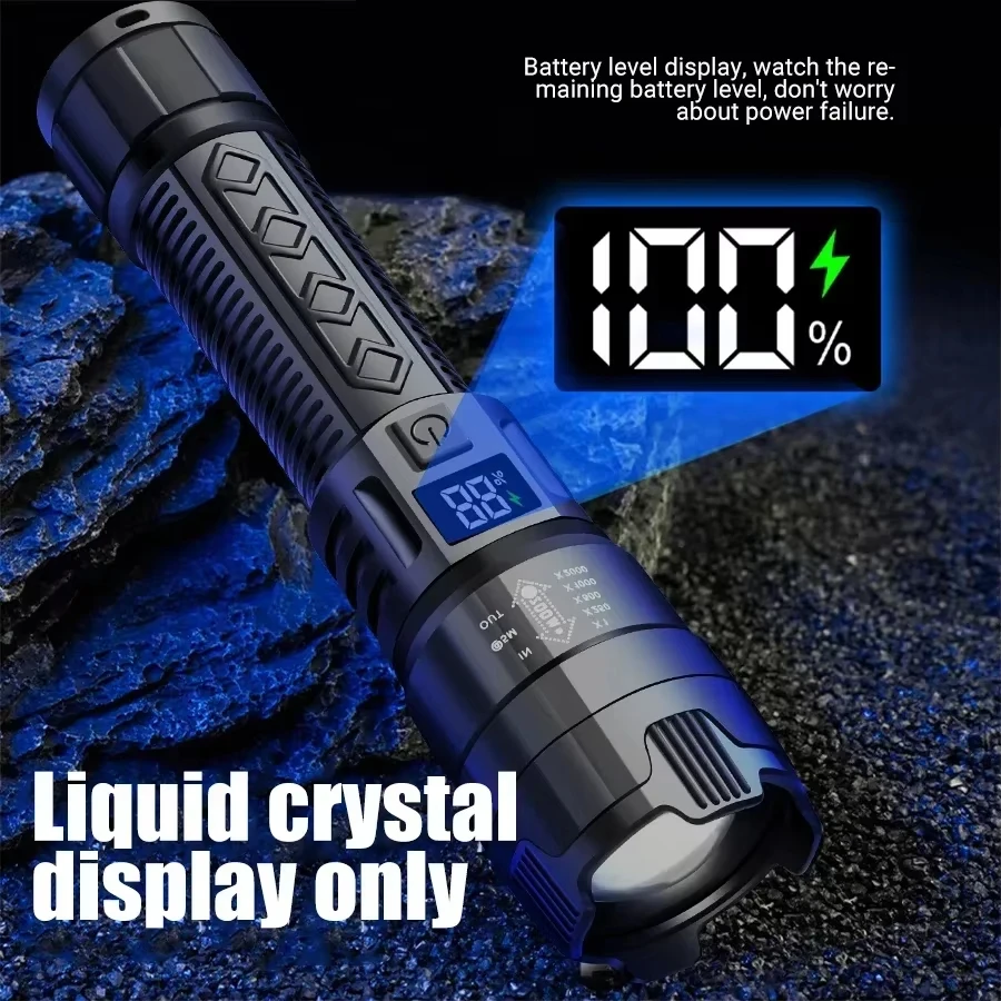 Senter LED Taktis 2000LM USB I - Outdoor Lighting Ideas For Party ulasan dan harga