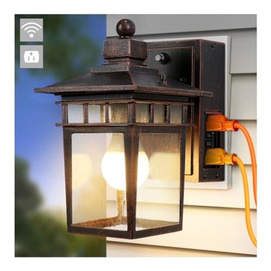 Lampu Luar Ruangan dengan Stop - Outdoor Lighting Sconce ulasan dan harga