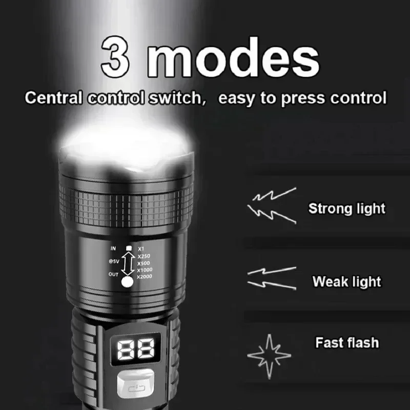 Senter LED P50 Kecerahan Tingg - Outdoor Lighting Ideas For Party ulasan dan harga