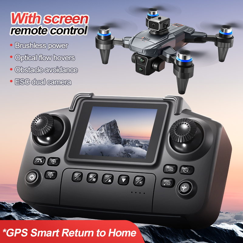 Drone RC GPS dengan Layar 4K K - Outdoor Lighting Battery Operated ulasan dan harga