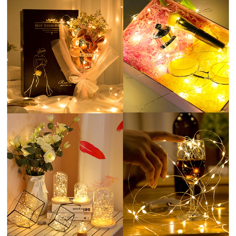 5-30M LED Lampu Peri Baterai D - Outdoor Lighting Sconce ulasan dan harga