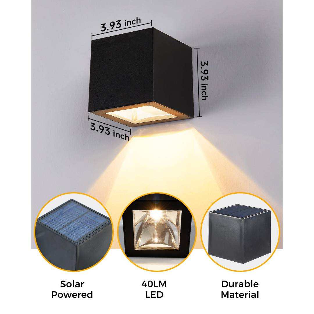 Lampu Dinding Tenaga Surya Lua - Outdoor Lighting Sconce ulasan dan harga