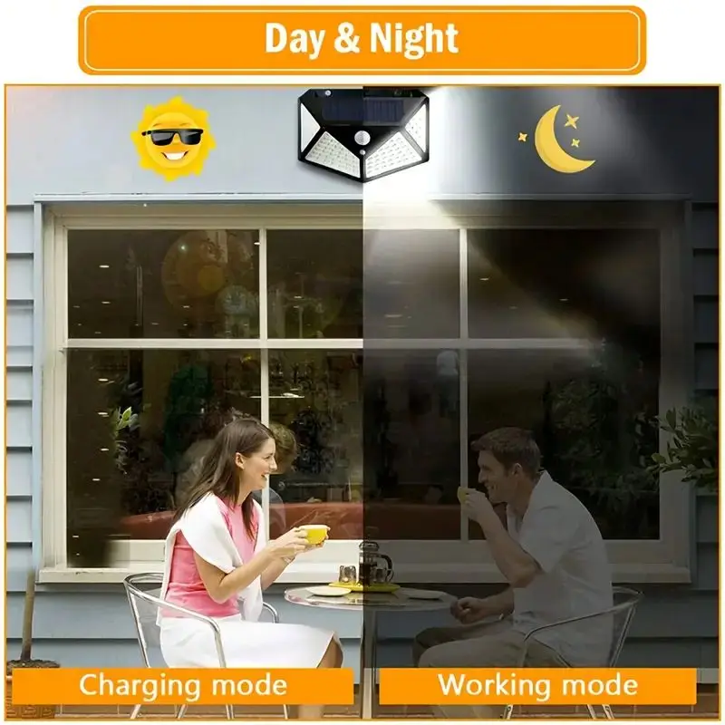 Lampu Taman Tenaga Surya 100LE - Outdoor Lighting For Garden ulasan dan harga