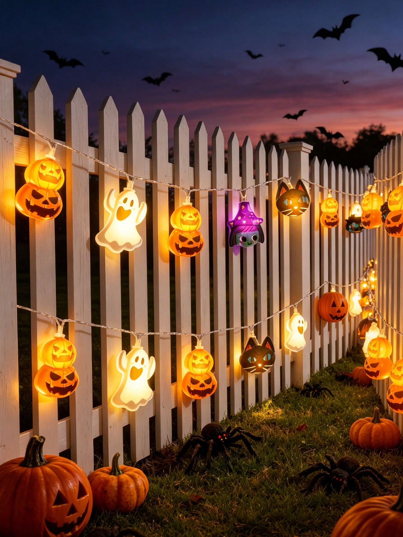 1 buah Lampu Hias Halloween, D - Outdoor Lighting Battery Operated ulasan dan harga