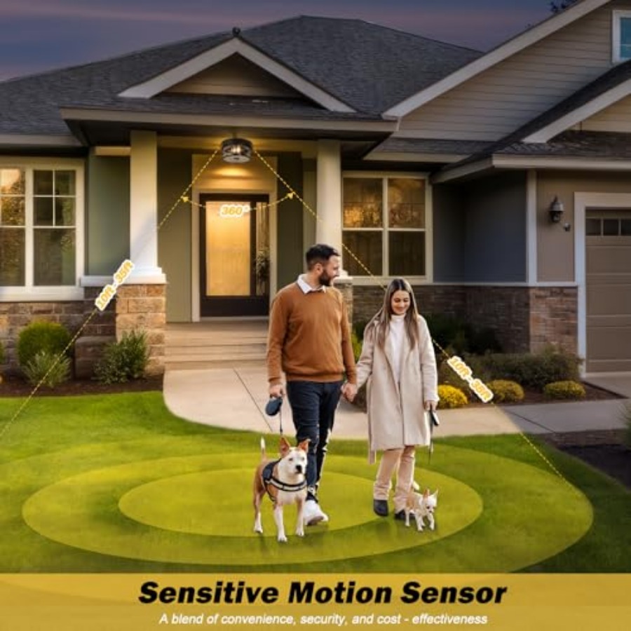 Lampu Langit-langit Luar Ruang - Outdoor Lighting With Sensor ulasan dan harga