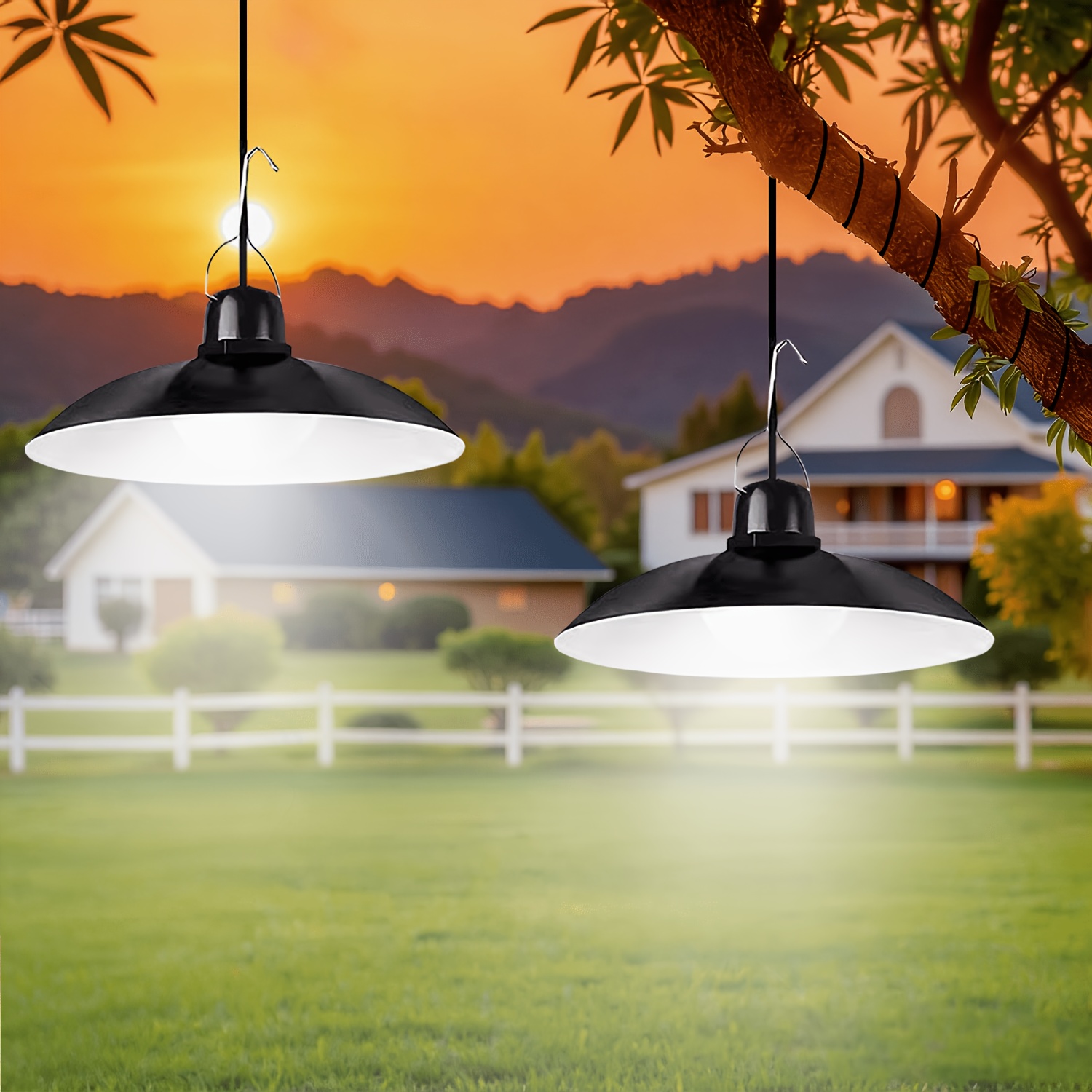1 Buah Lampu Gantung Tenaga Su - Outdoor Lighting Modern ulasan dan harga