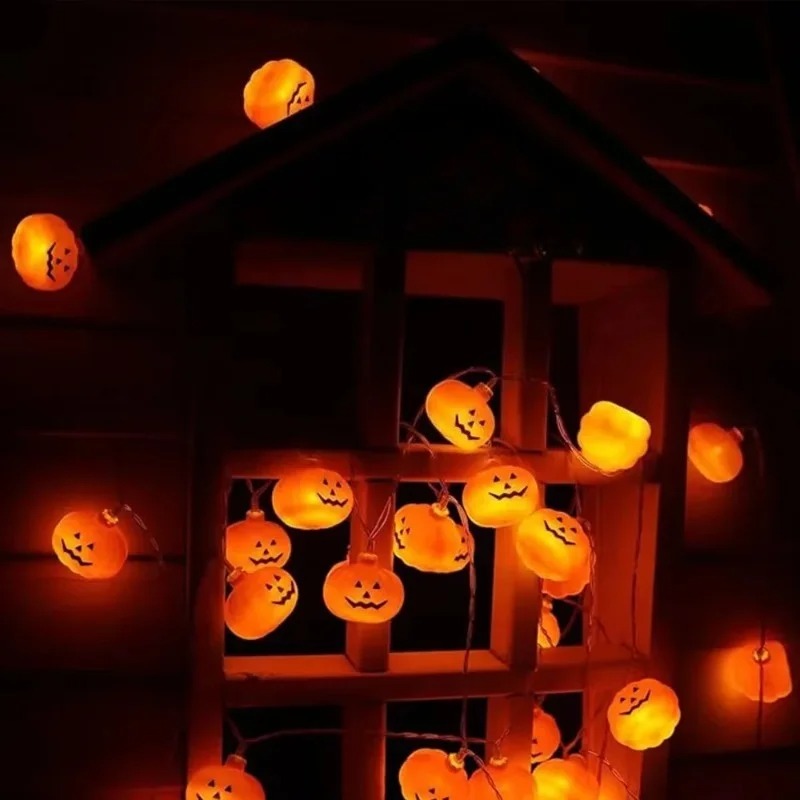 Lampu Hias Labu Halloween 20LE - Outdoor Lighting For Garden ulasan dan harga