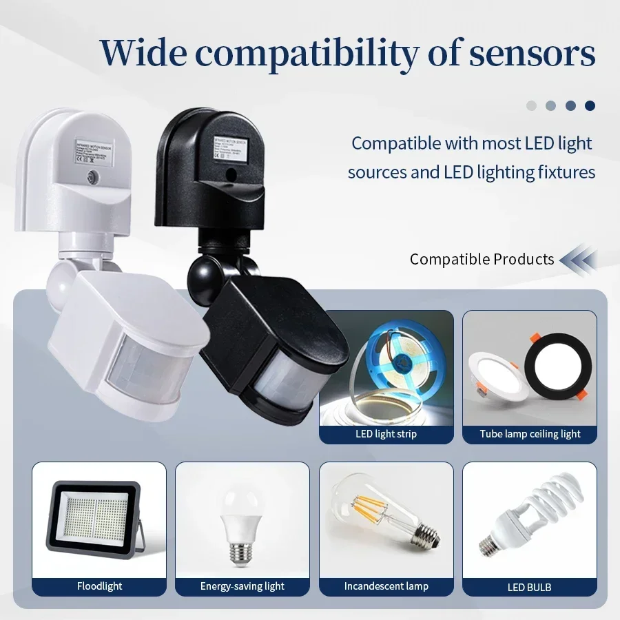 12V PIR Sensor Gerak 110-240V  - Outdoor Lighting Controller ulasan dan harga