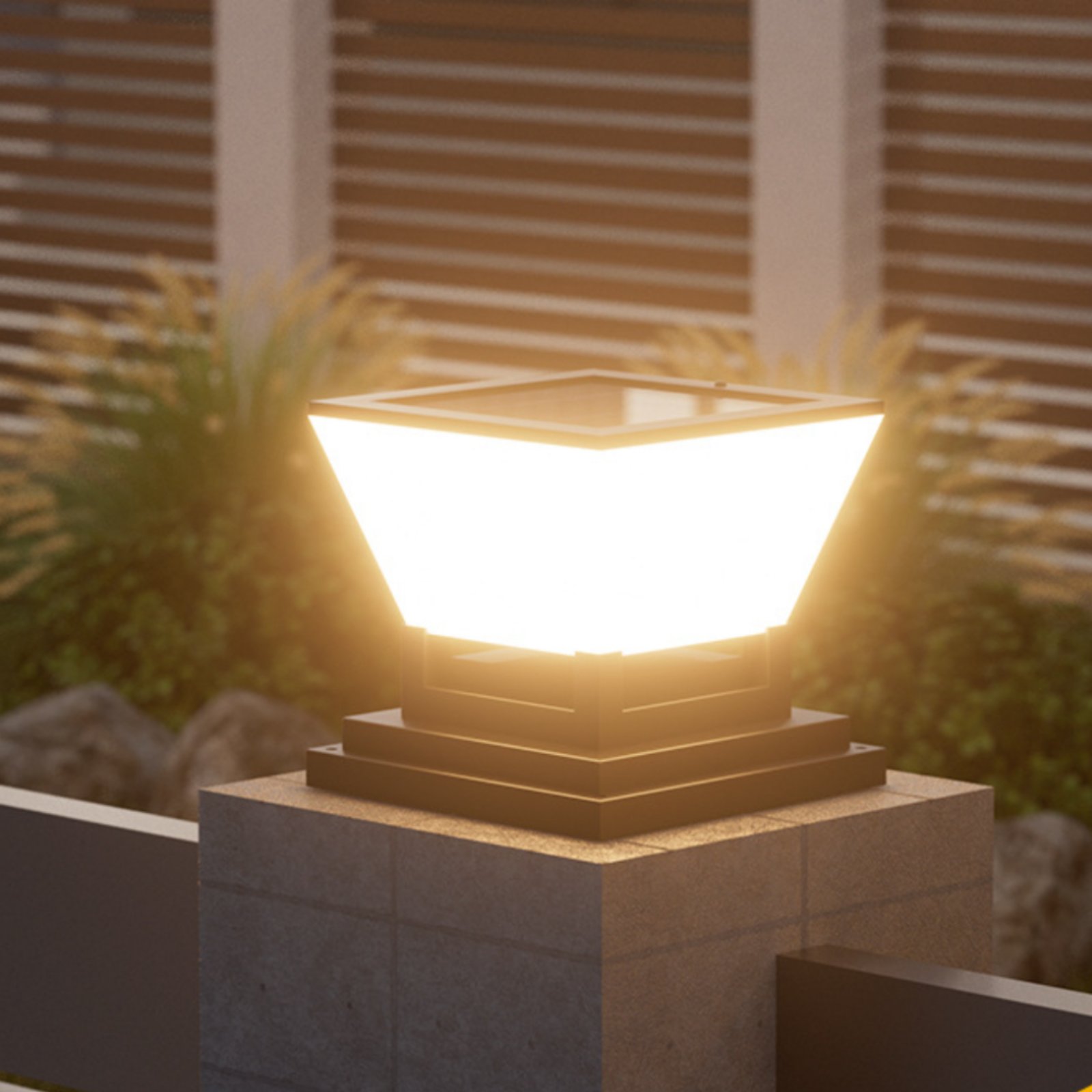 Lampu Tiang Tenaga Surya Tahan - Outdoor Lighting Modern ulasan dan harga