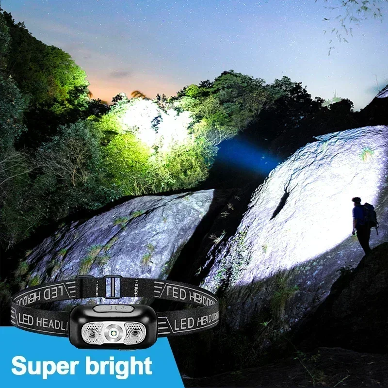 Senter Kepala LED Sensor Kuat  - Outdoor Lighting With Sensor ulasan dan harga